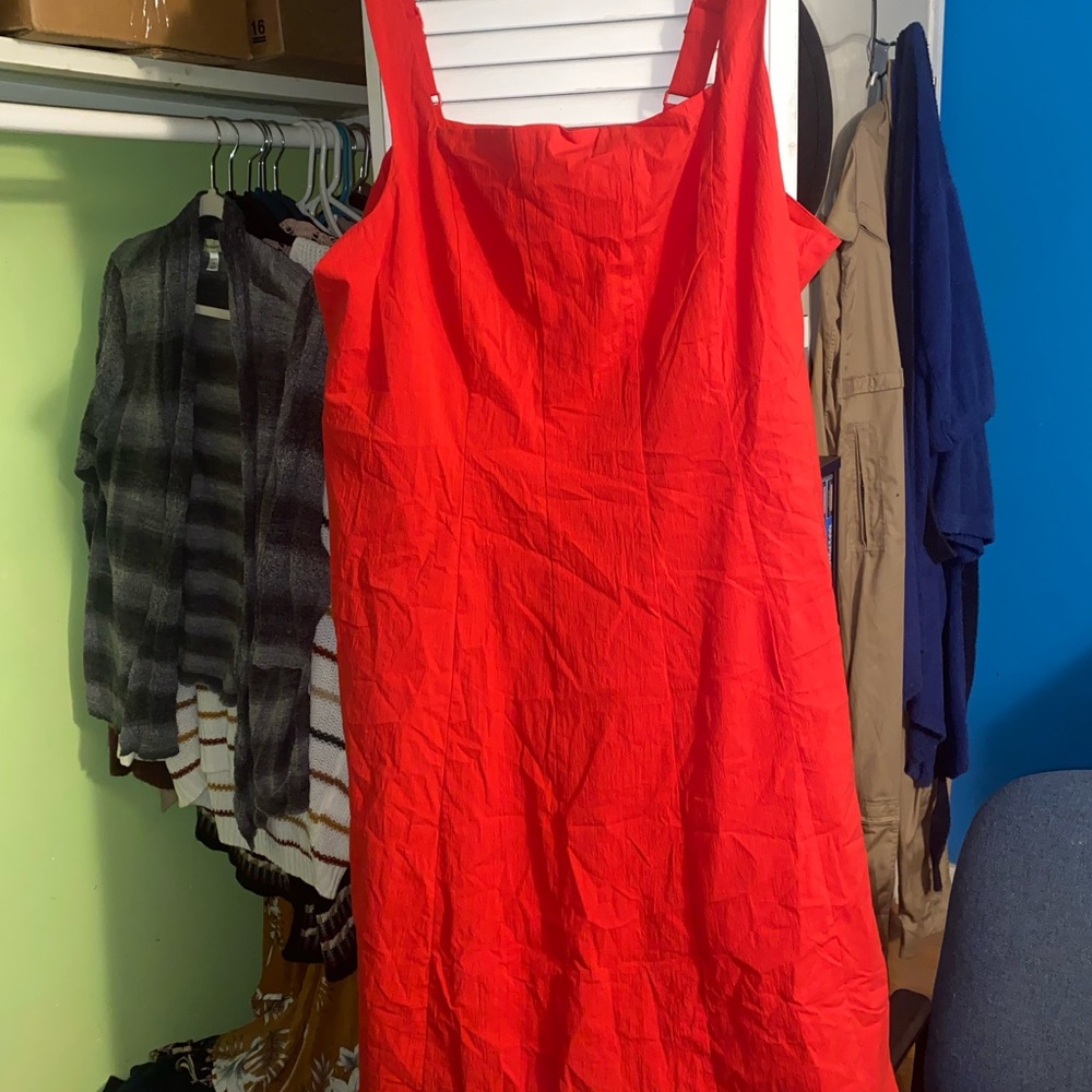 Torrid Strapless Red Dress